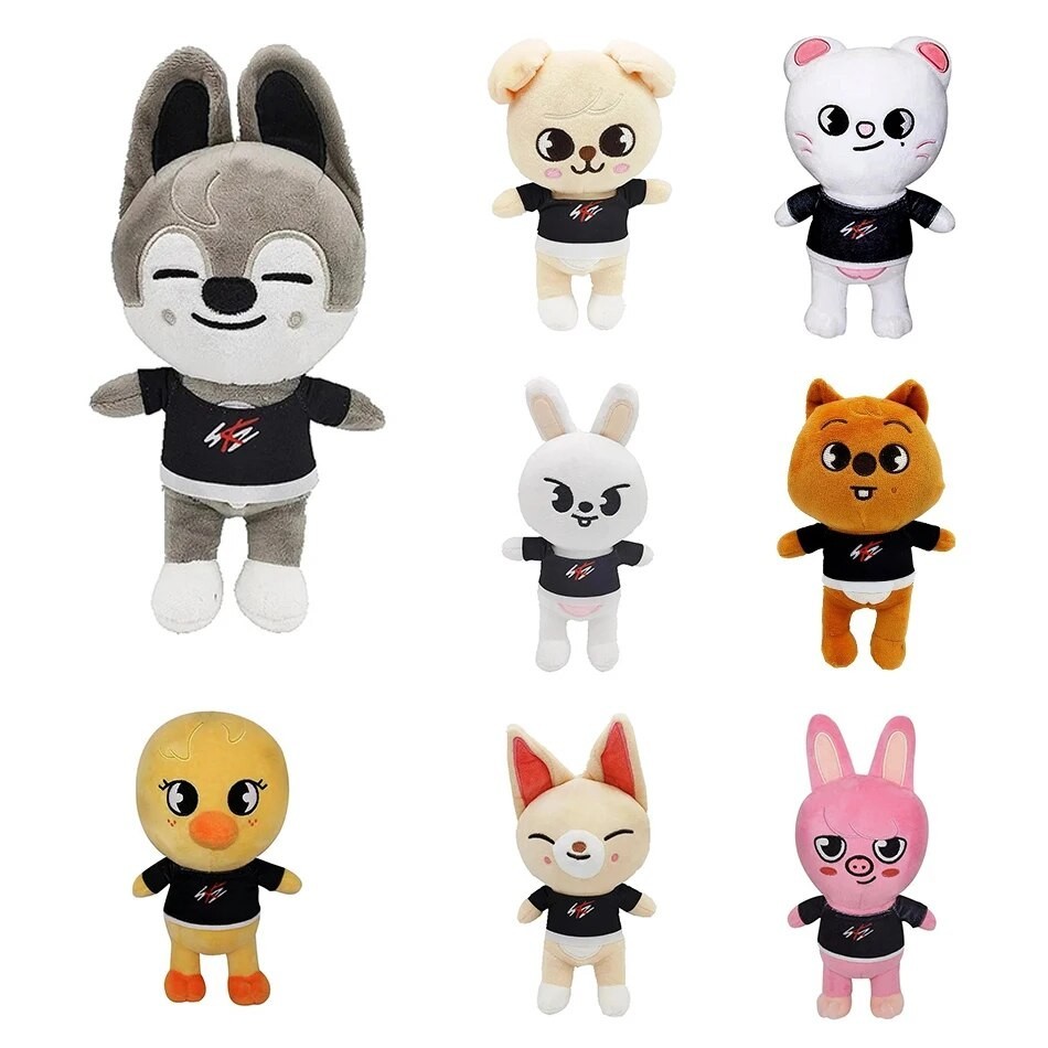 Skzoo Plush Toys Stray Kids Cartoon Stuffed Animal Plushies Doll Kawaii Character Plush Doll Compani