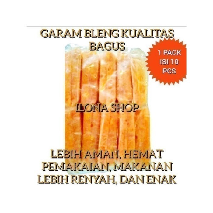 

GARAM BLENG KUALITAS BAGUS ISI 10 PCS UNTUK KERUPUK / OBAT PULI KRUPUK / GENDAR