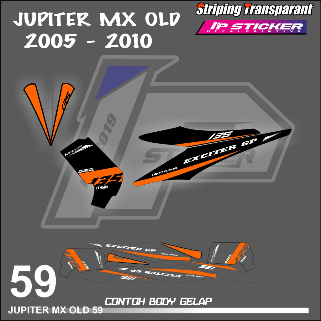 

JUPITER MX 135 OLD (COD) STIKER STRIPING MOTOR YAMAHA JUPITER MX OLD - STIKER LIST GRAFIK SIMPLE WARNA VARIASI DESAIN RACING HOLOGRAM DAN TRANSPARAN BISA COD KODE 59 motorcicle