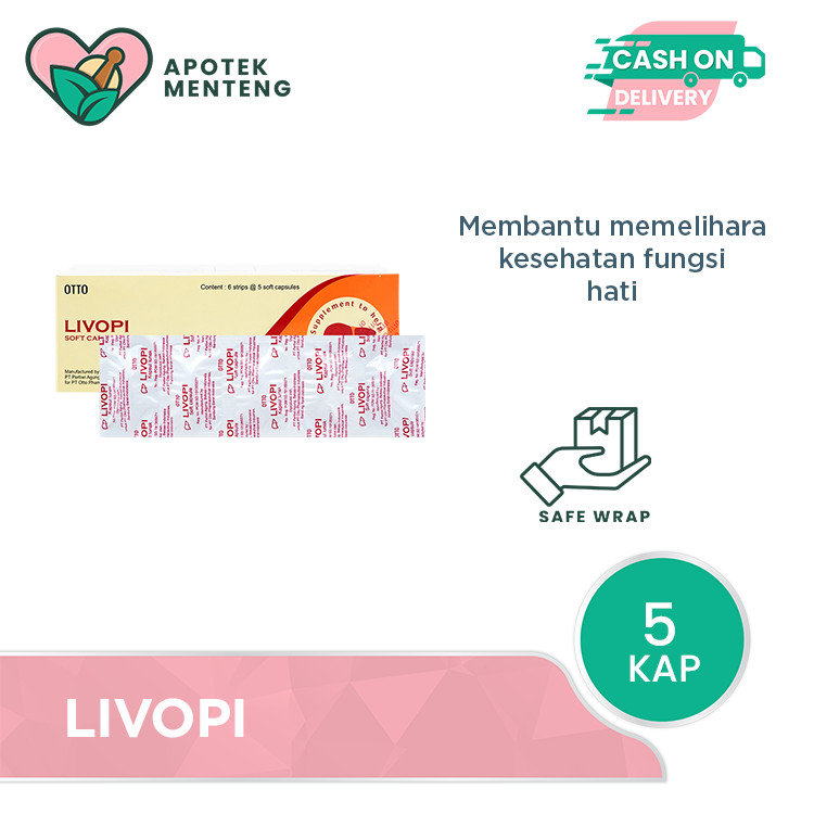 Livopi 5 Kapsul - Suplemen Kesehatan Hati