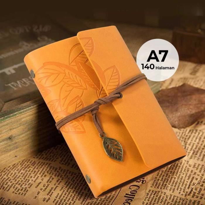 

fenyueer Buku Catatan Notebook Diary A7 Cover Kulit Vintage