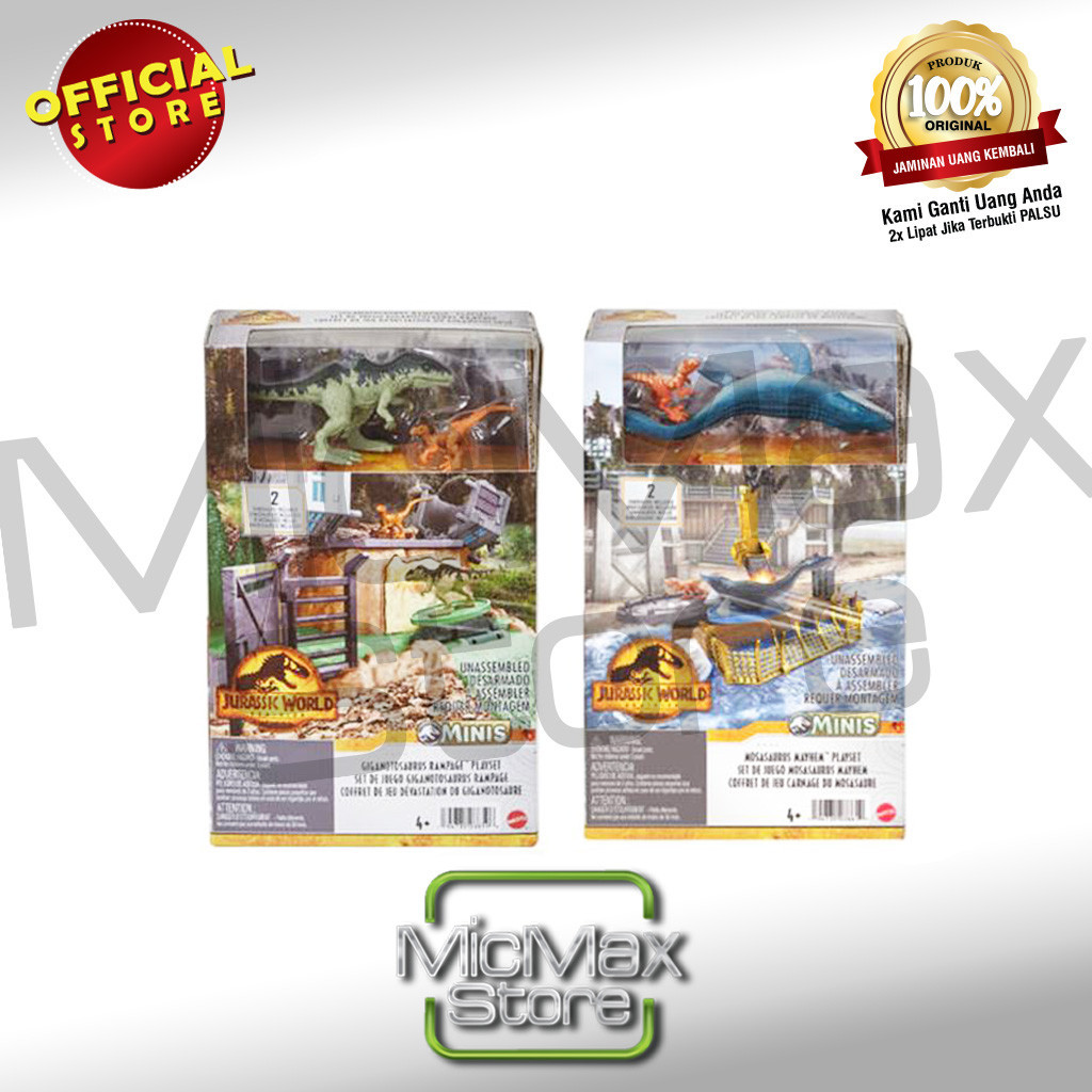 Jurassic World Minis Dino Playset Asst HFF10