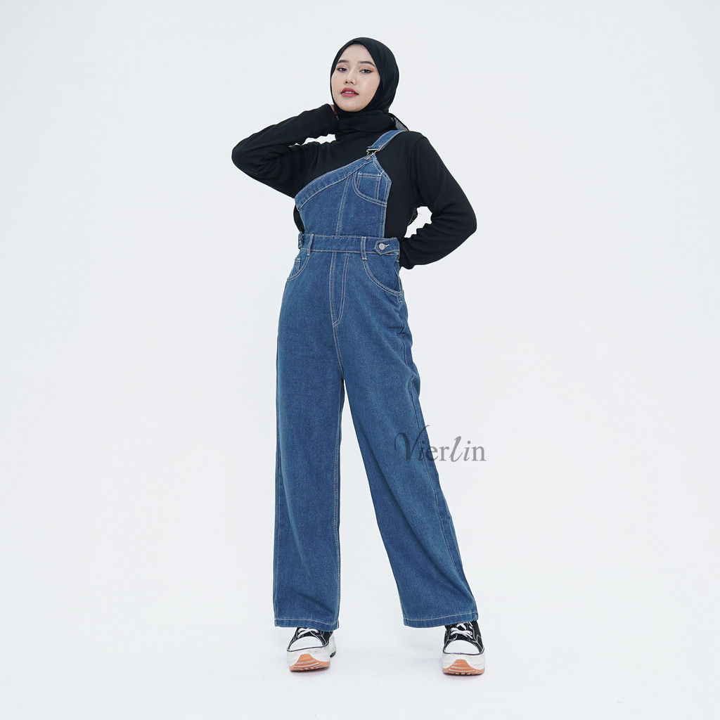 VIERLIN - Jumpsuit jeans 2078