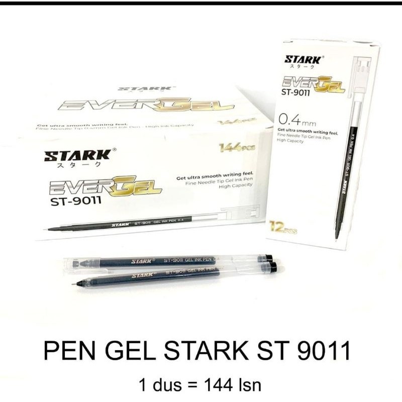 

Pulpen Ever Gel ST-9011 0,4mm STARK (12pc)