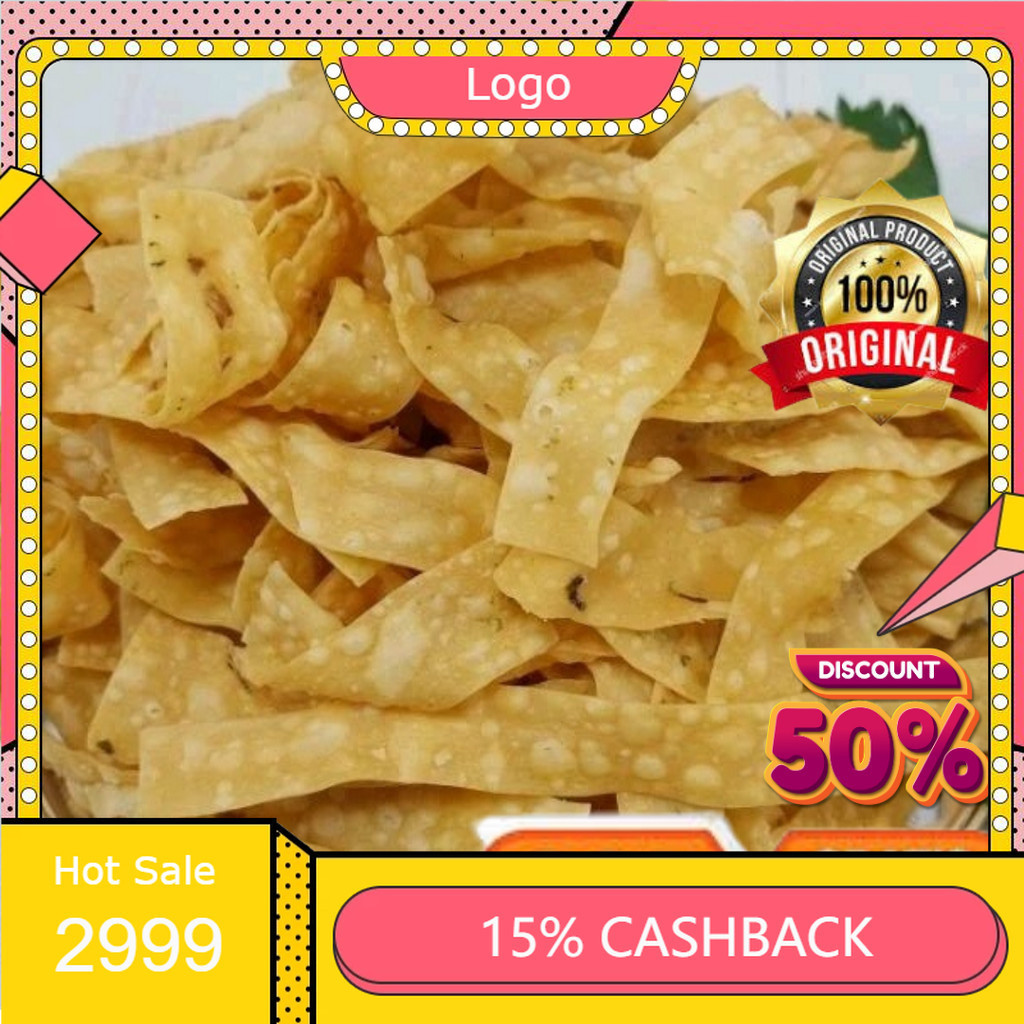 

KERIPIK BAWANG 500gr /TERMURAH TERLARIS / KERIPIK PANGSIT / KERIPIK AYAM BAWANG / KUE BAWANG / BUMBUCIN