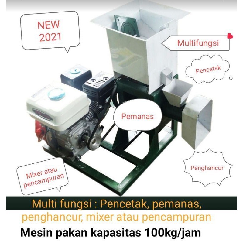 Mesin cetak pelet apung