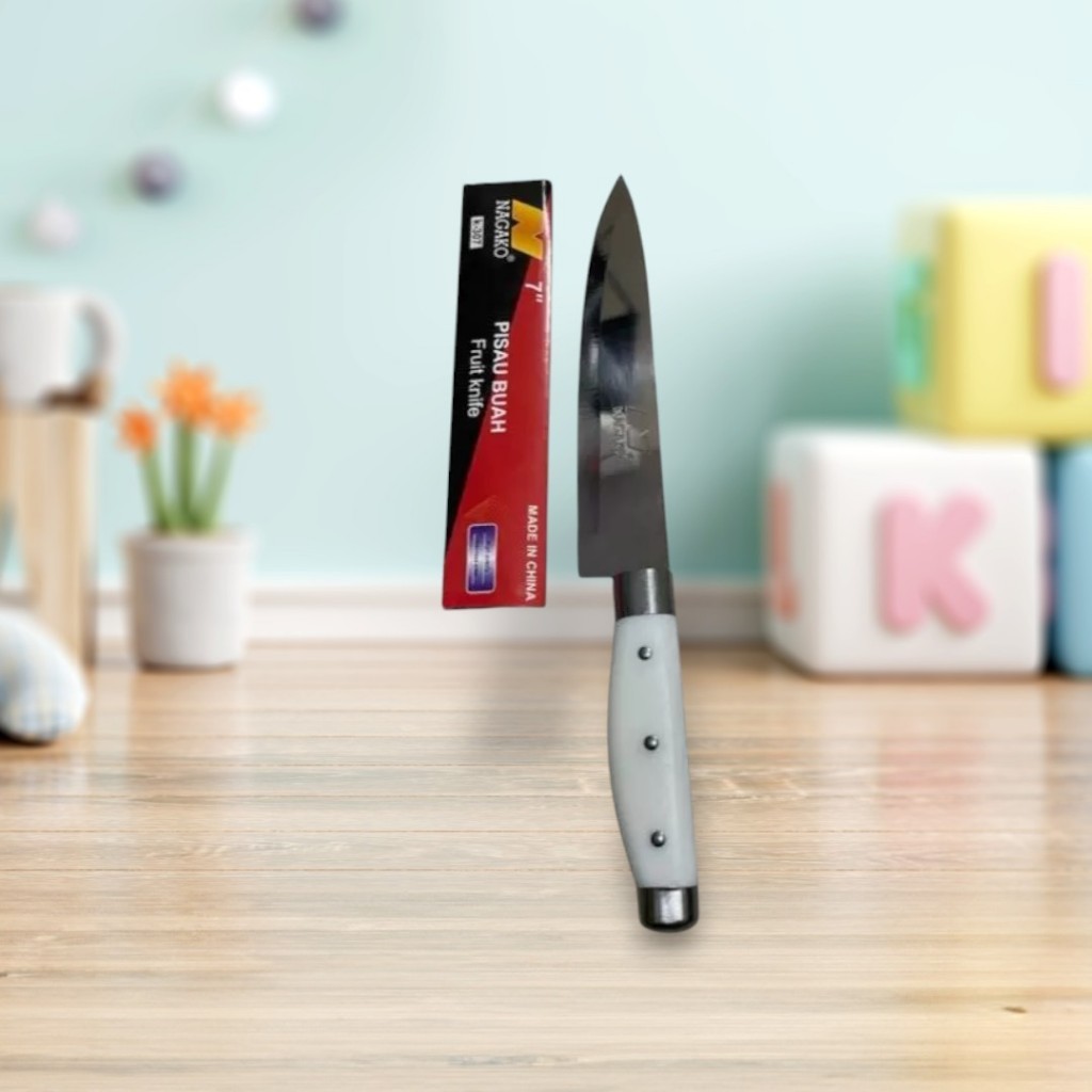 Pisau buah Nagako panjang tajam dan anti karak cocok untuk di dapur BY ARENA PERABOT