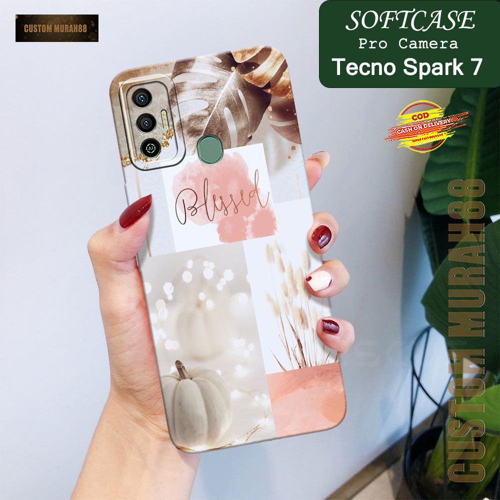 Case Tecno Spark 7 Terbaru - Fashion Case AESTHETIC - Casing Hp Tecno Spark 7 - Softcase Pro Camera 