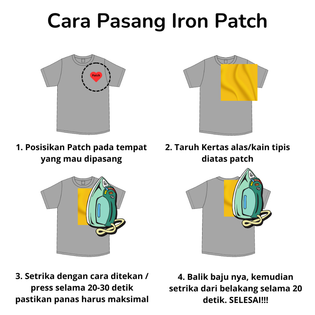 Bordir Iron Patch Adidas Flow | Emblem | Bordir |Patchworks