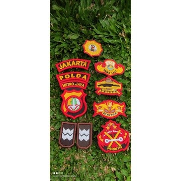 Bordir Atribut Polri Bordir Timbul 3D