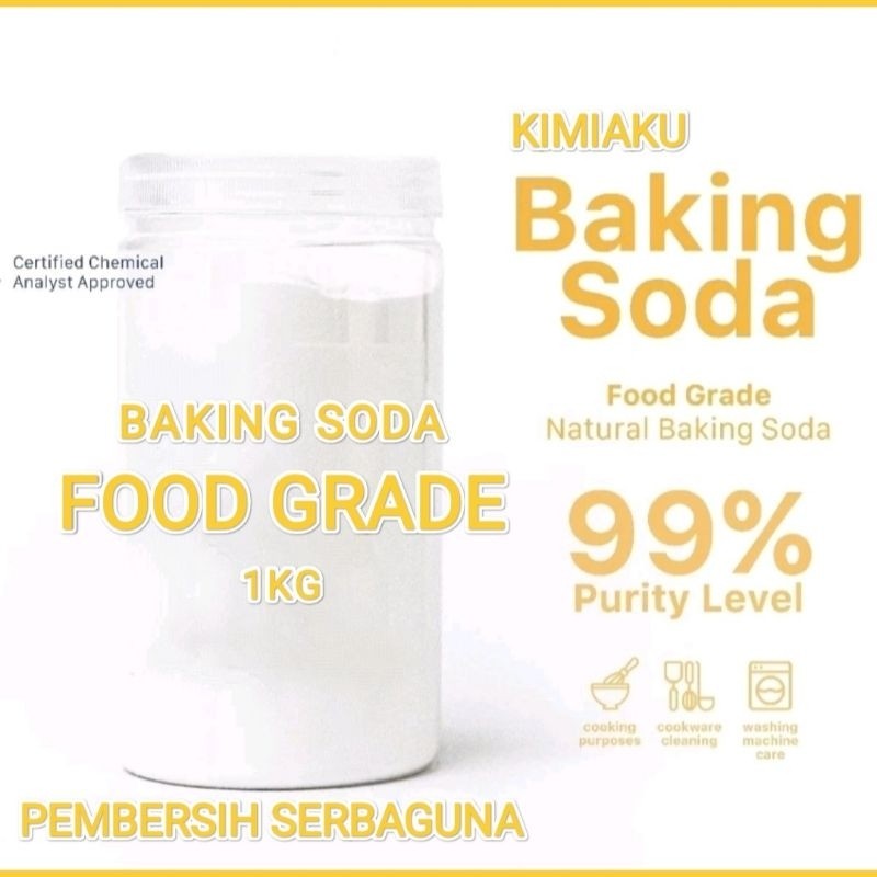 

BAKING SODA 1KG / SODA KUE - FOOD GRADE PEMBERSIH SERBAGUNA 1KG