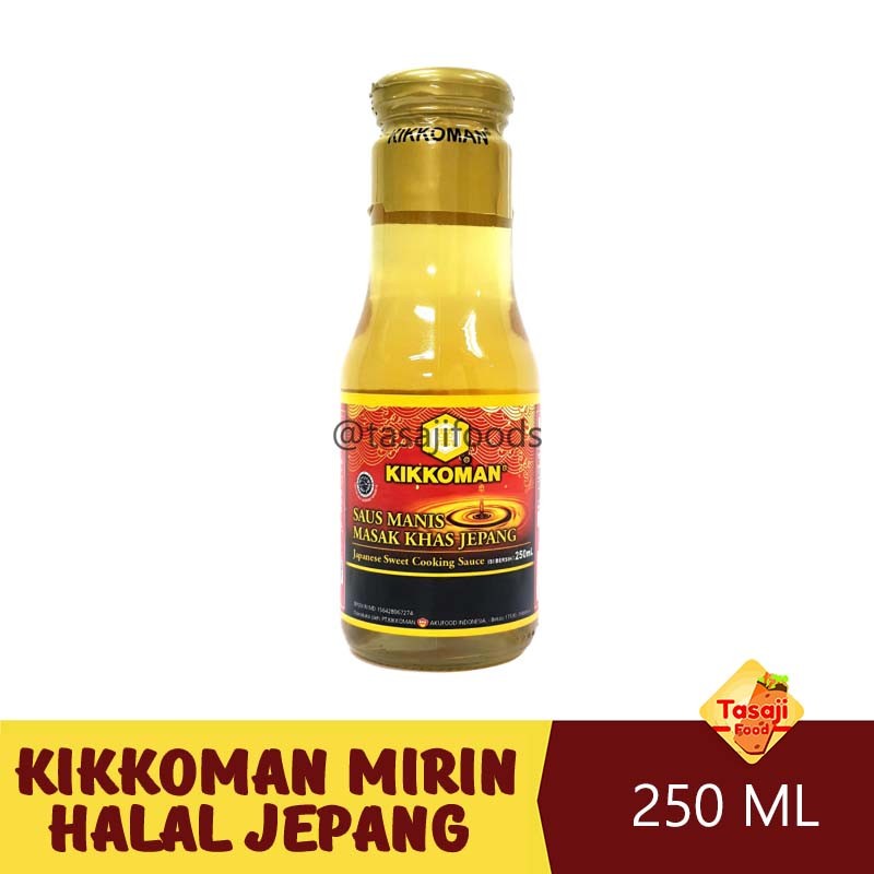 

Kikkoman Japanese Sweet Cooking Sauce 250 ml Mirin HALAL Jepang