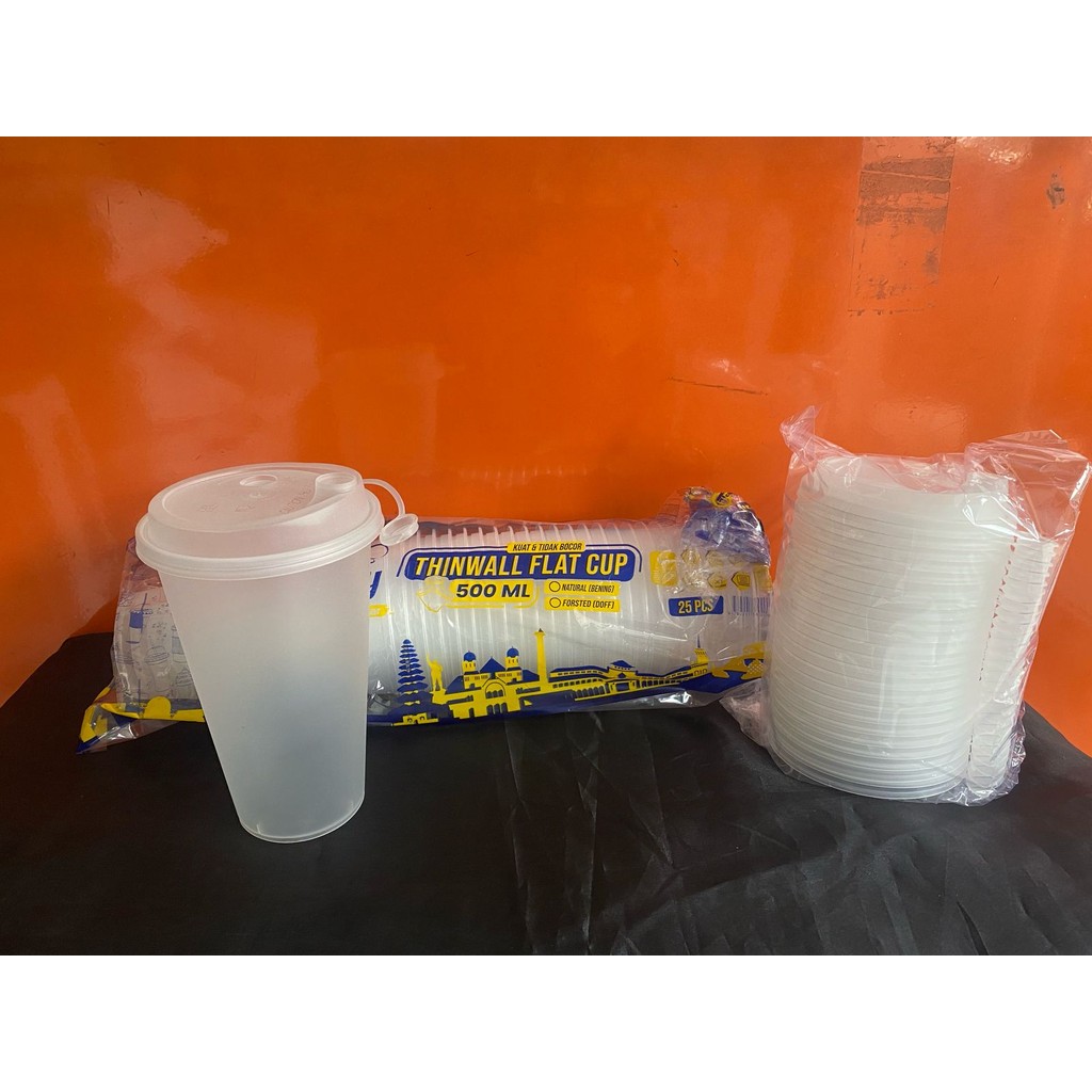 Cup/Gelas/Thinwall Injection Cup Fros/Doff 500ml /15 Oz/ Victory/ 25 pcs