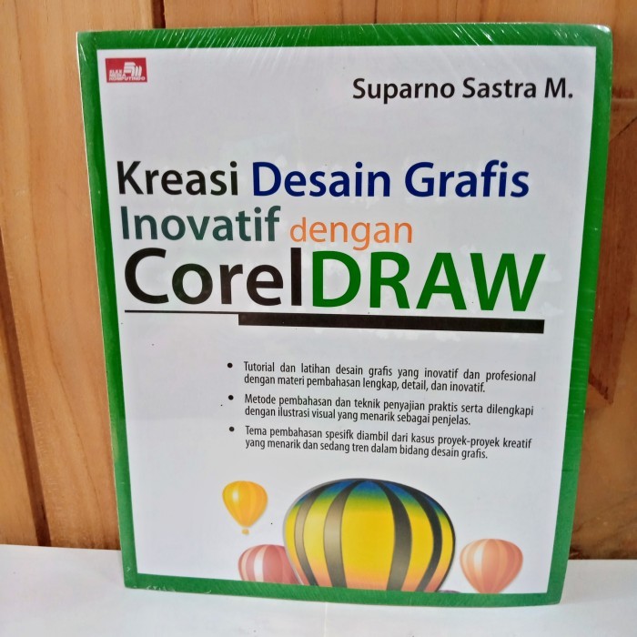 buku komputer Corel draw kreasi desain grafis inovatif segel ori