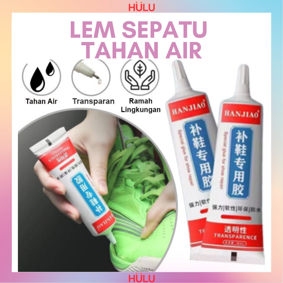 Lem Sepatu 60ml Tahan Air Cairan Transparant Penambal Sol Sandal Tas Perekat Perbaikan Serbaguna Mur