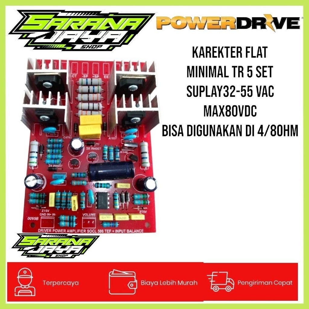 Kit Driver Power Amplifier SOCL 506 TEF PLUS INPUT BALANCE