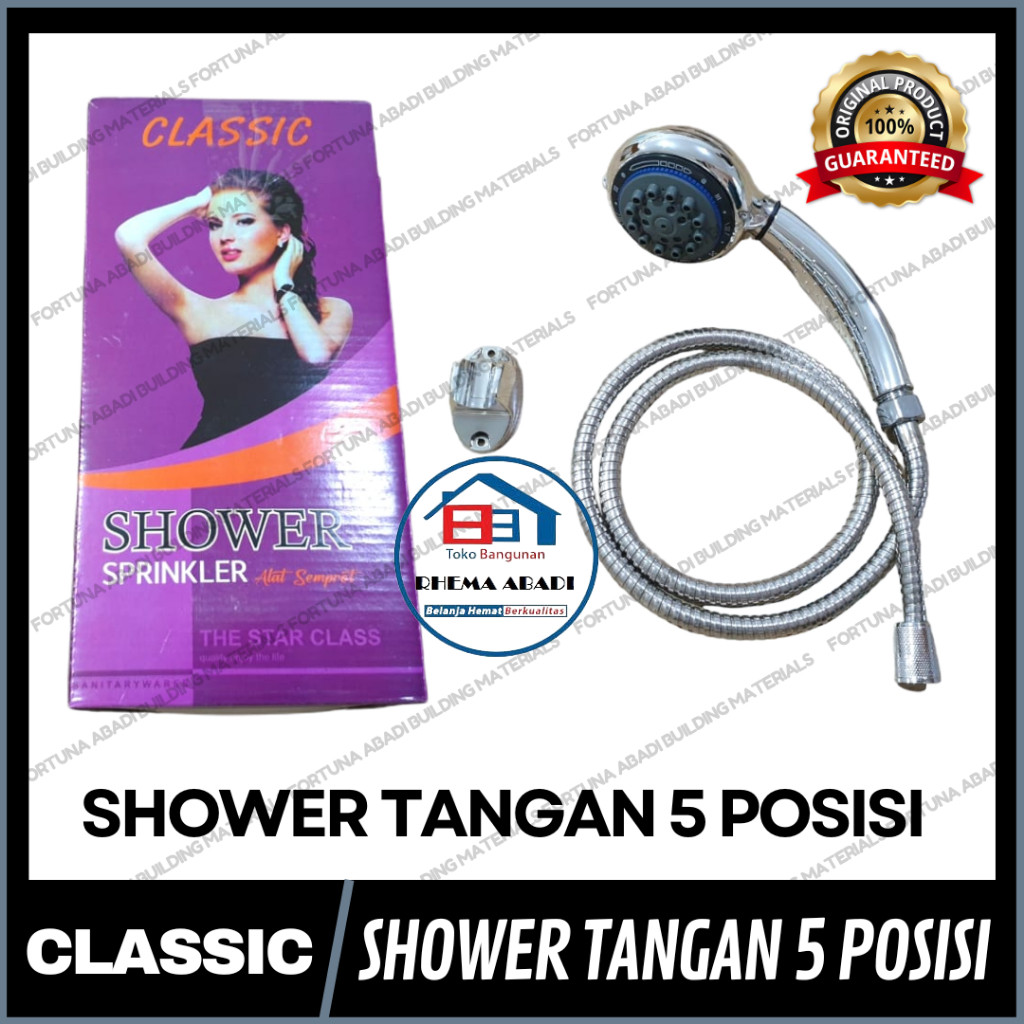 RHEMA Hand Shower Classic 5 Posisi