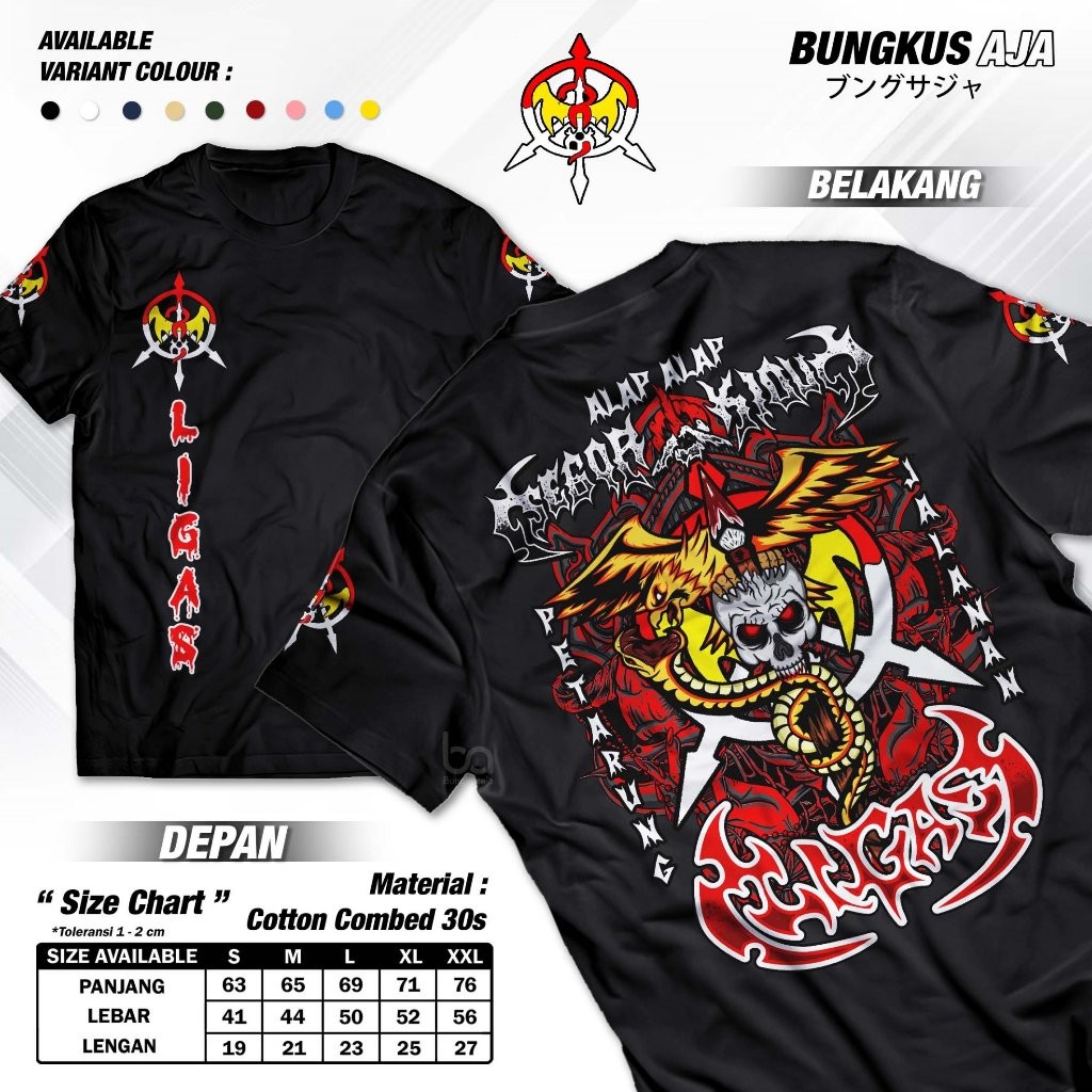 KAOS LIGAS SEGORO KIDUL - Kaos Ligas Lawasan Generasi Raja Onar Full Punggung - Kaos Pagar Nusa Bund