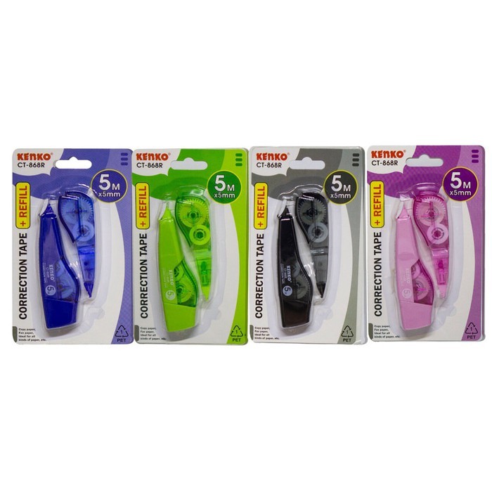

STIPO KERTAS/CORRECTION TAPE KENKO CT-868R+REFF