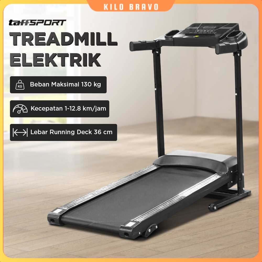 TaffSPORT Treadmill Elektrik Lipat Walking Pad - Q6