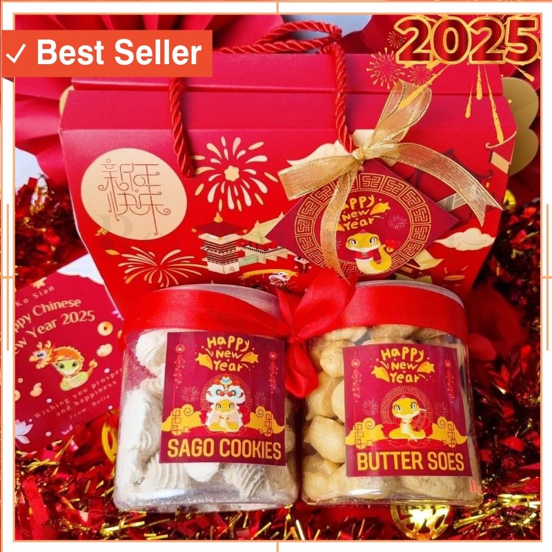 

Hampers Keren KReatif Murah Kekinian / Hampers Imlek CNY / Hampers Imlek Kue Kering / Kado Imlek Tahun Ular ( FU )