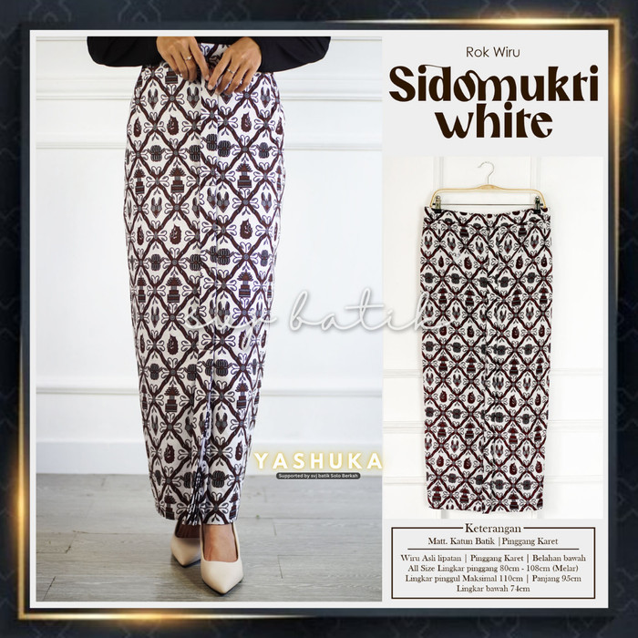 "V.NLN" - BEST SELLER Rok plisket instan jarik wiru batik wanita terbaru bawahan kebaya - sidomukti 