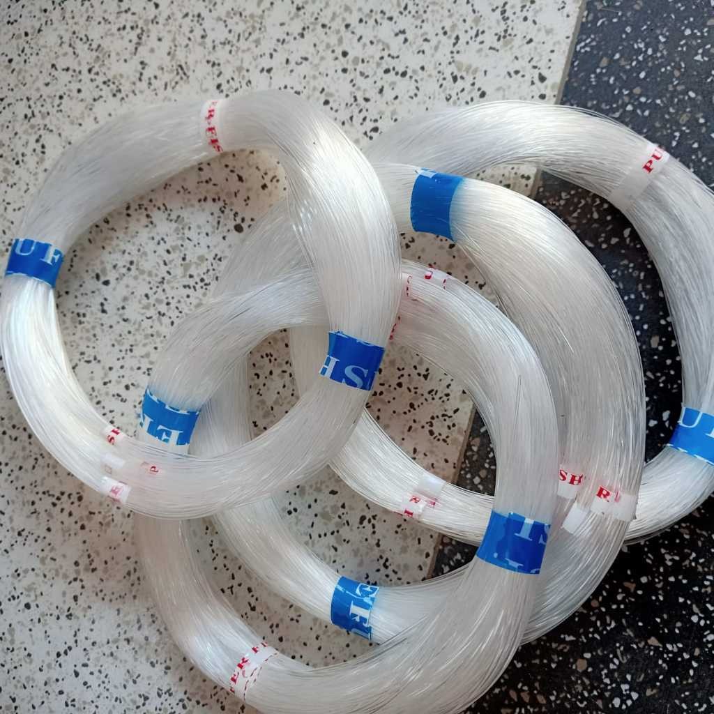 (1 Roll ) No.1000 Tali Senar Pancing Eceran / Senar Pancing Putih / Senar Nelayan