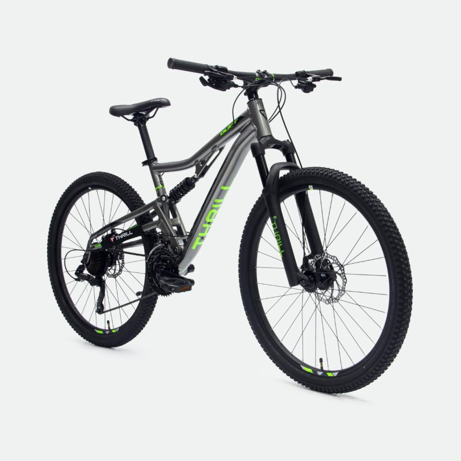PROMO SPESIAL Sepeda Gunung MTB 27.5 Inc Thrill Full Suspensi Oust 5.0 New 21 speed SNI