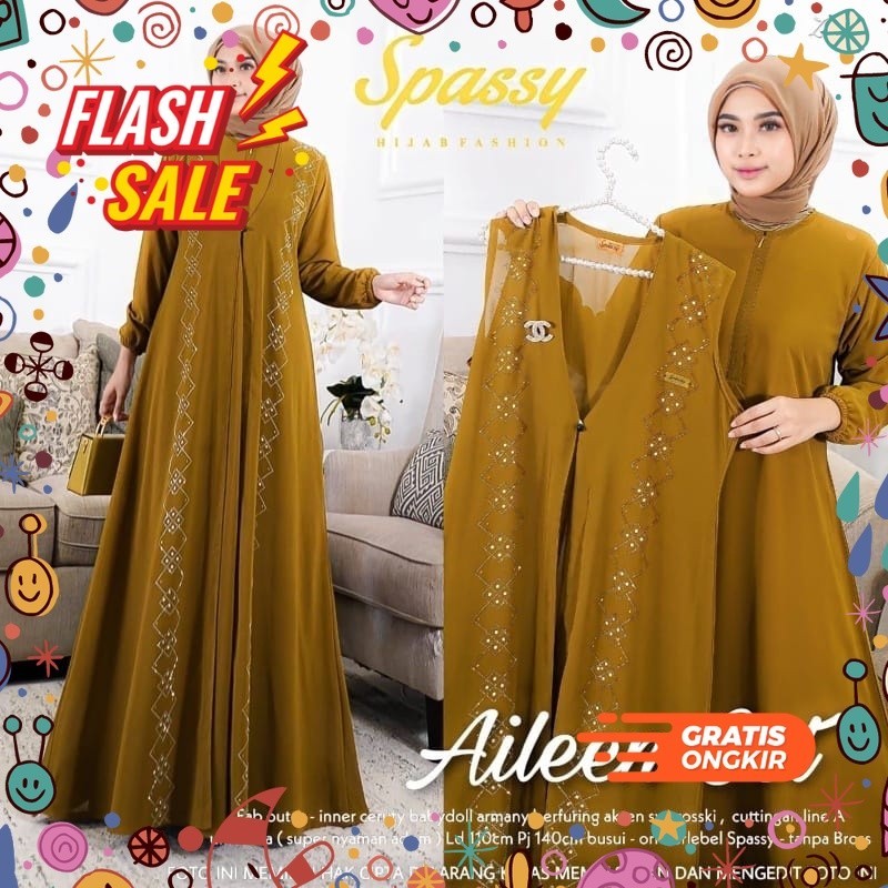 MEGASALE / [Ada jumbo] AILEEN set / Ailen Dres / Aileen Dress / Aileen Gamis