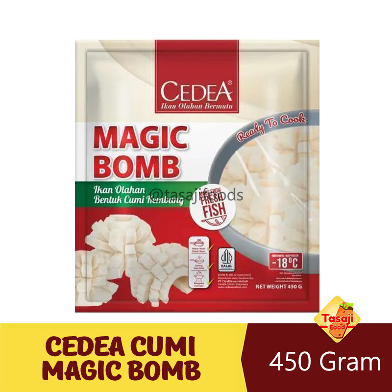 

Cedea Magic Bomb 450gr Olahan Ikan Bentuk Cumi