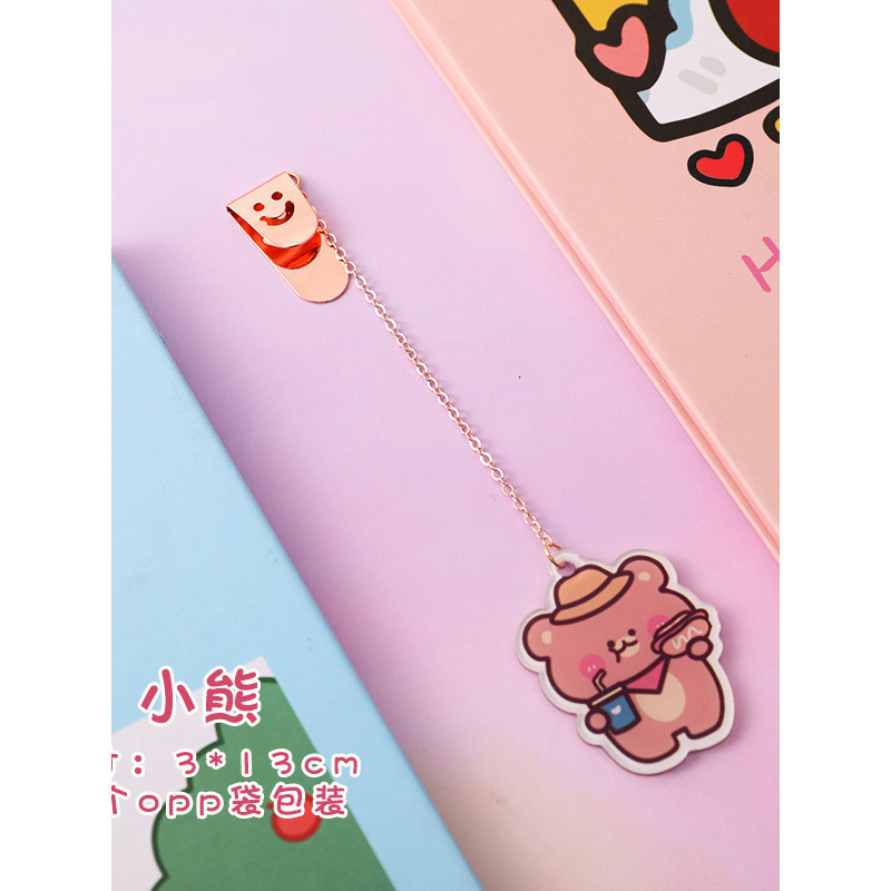 

Super Kawaii - [SK64] Pembatas buku bookmarked karakter animal kartun lucu variasi binatang