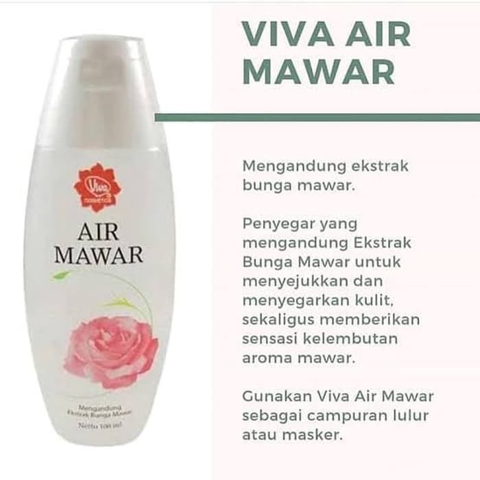 VIVA AIR MAWAR 100ML   / AIR MAWAR VIVA 100ML