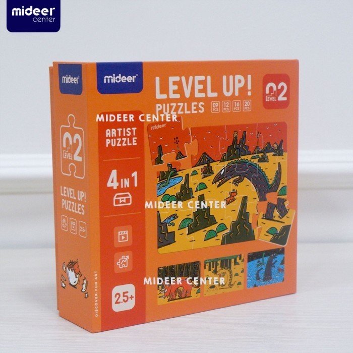 Mainan Edukasi Anak Kado Ulang Tahun Puzzle 2 Tahun Level Up  Dinosaur Anak Laki Laki Perempuan Montessori Import Murah