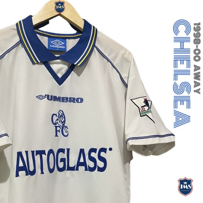 1998-00 CHELSEA AWAY SHIRT POYET #8