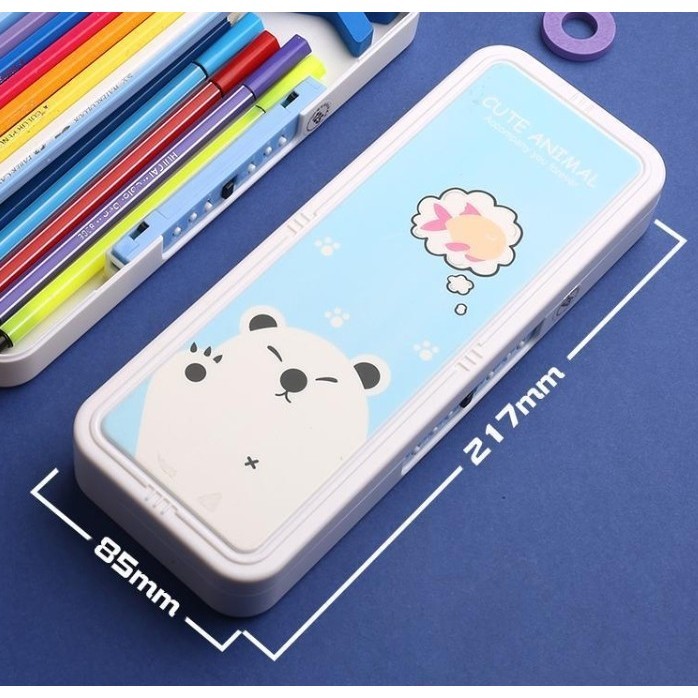 

PROMO!! -Kotak Tempat Tepak Pensil Anak Kode Laki Laki Perempuan 2 Layer PC0004 - MOTIF N