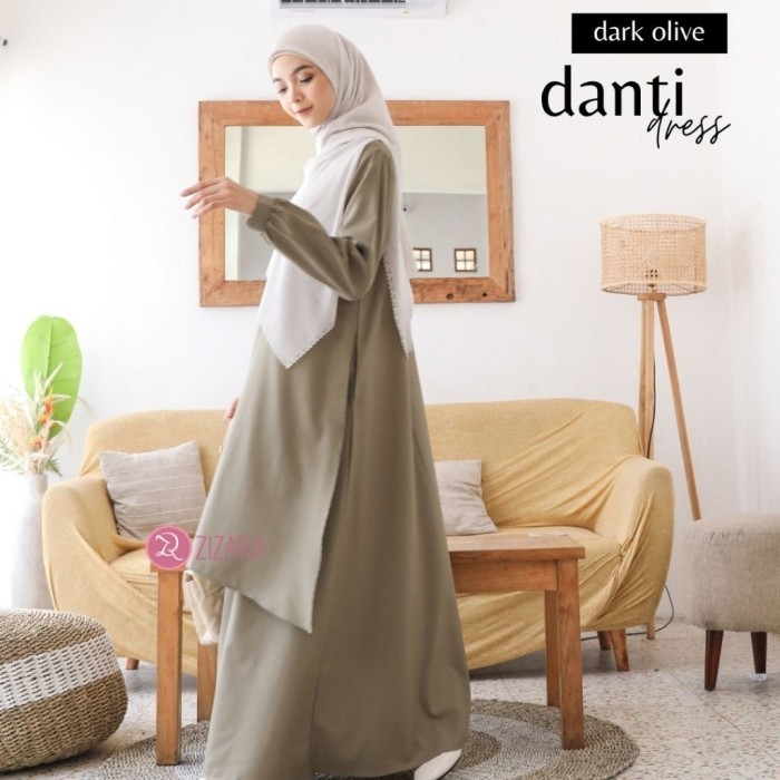 Danti Dress | Gamis Polos | Bahan Toyobo