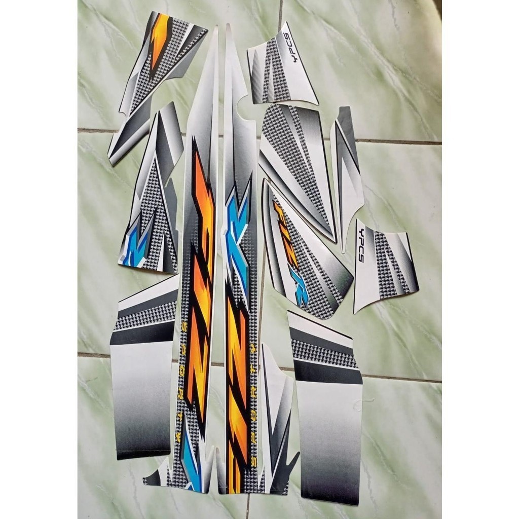 stiker striping ori  yamaha f1zr tahun 2004 2005
