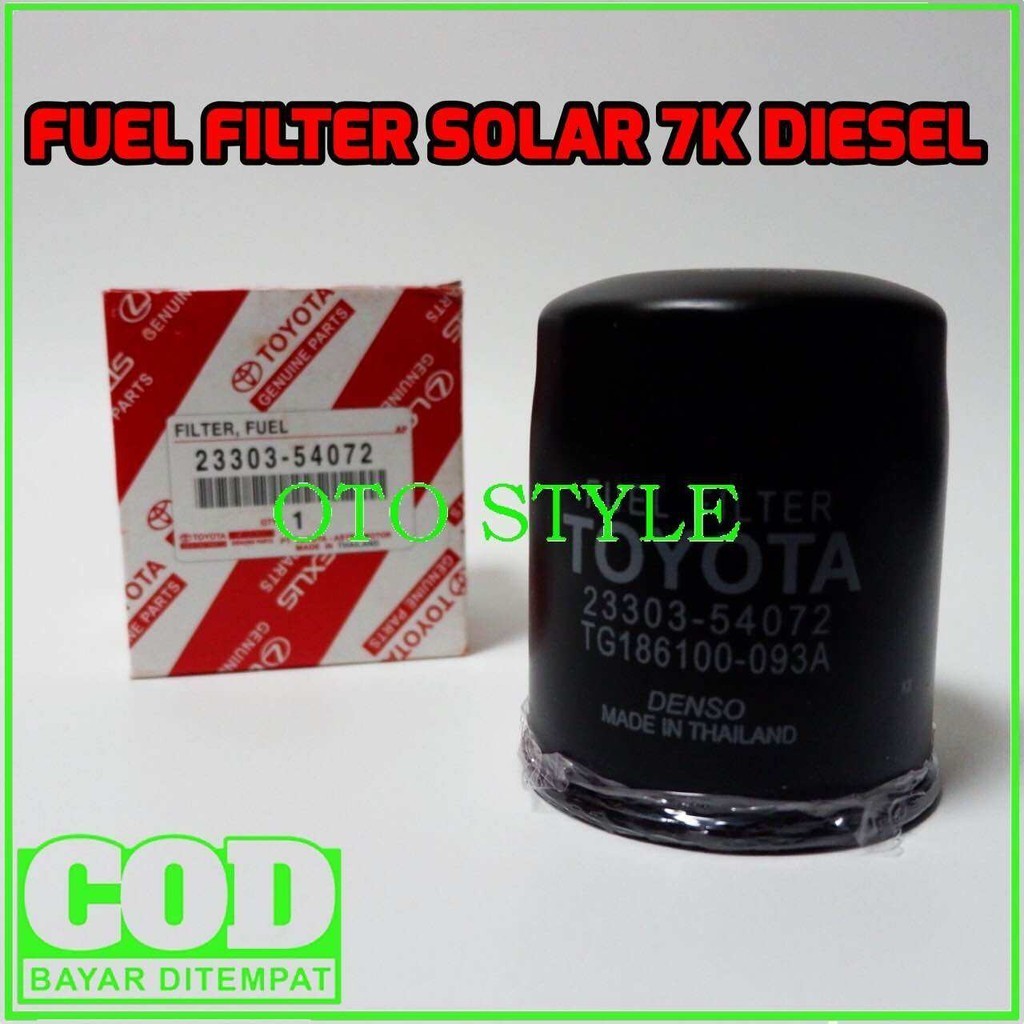 FUEL FILTER SOLAR SARINGAN SOLAR KIJANG 7K LGX DIESEL 23303-54072