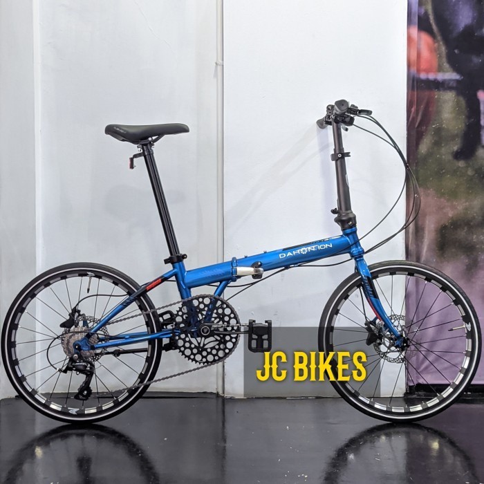 promo spesial Sepeda Lipat Dahon ION Sanjose Chromoly 20+ Fullbike Rakitan JC Bikes - Blue