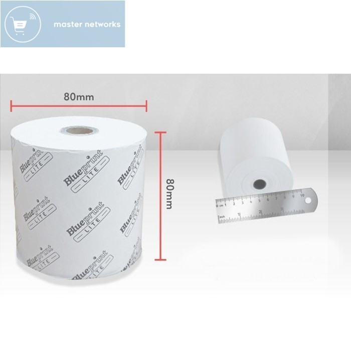 

Blueprint Lite Kertas Termal 80x80 mm Thermal Paper Roll Kasir POS EDC