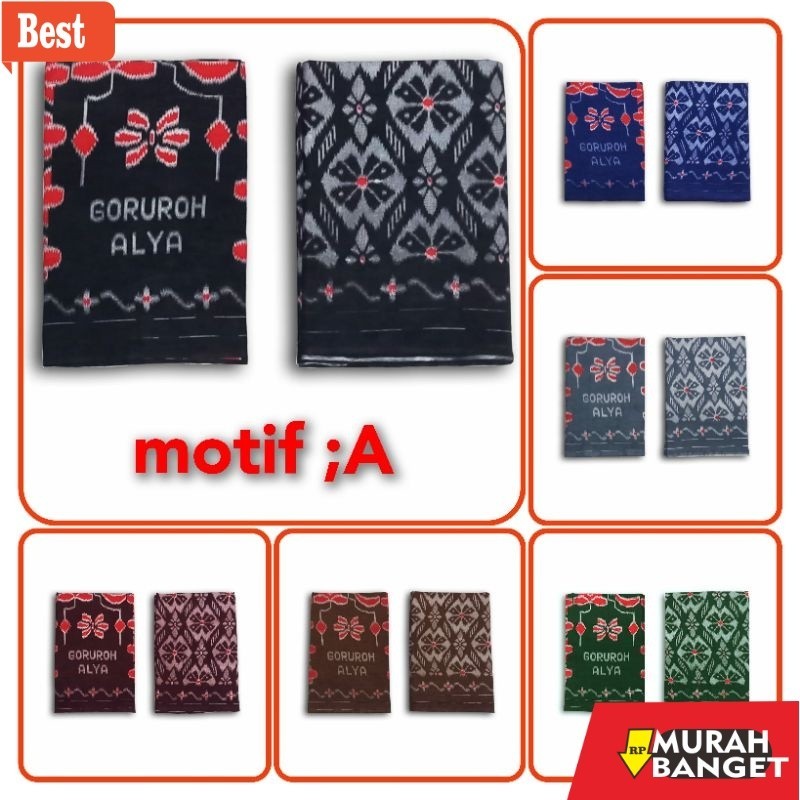 Sarung idaman- sarung goyor printing GORUROH ALYA