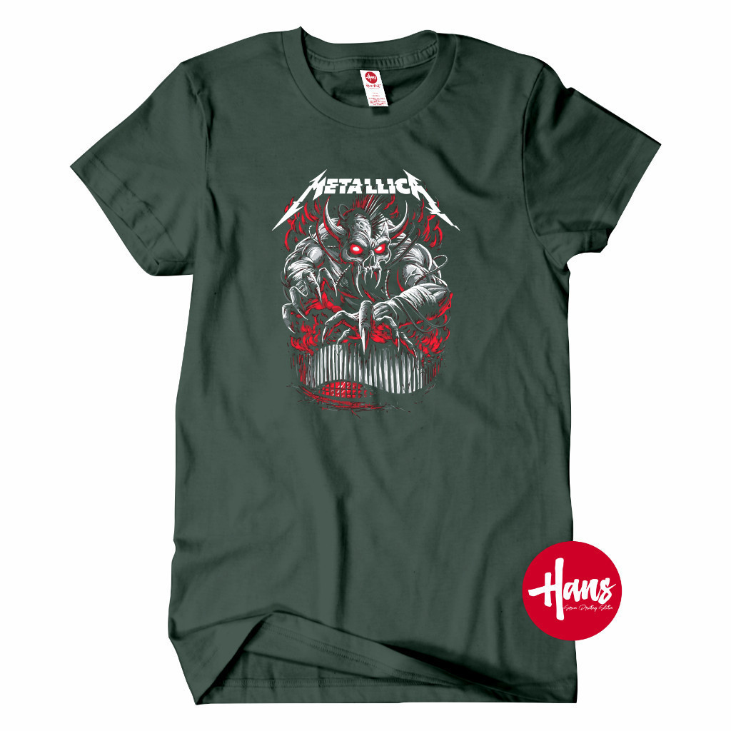 Kaos Metalica / Baju Metalica / Kaos Metallica / T shirt Metalica / Metalica Kaos / Kaos Metal / Kao