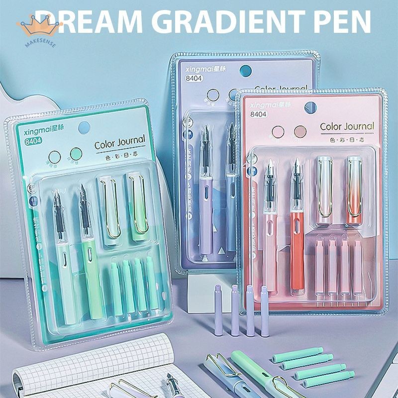 

berwarna macaroon untuk siswaPulpen Pulpen dengan kapsul tinta yang dapat digantiPulpen untuk latihan menulis MK