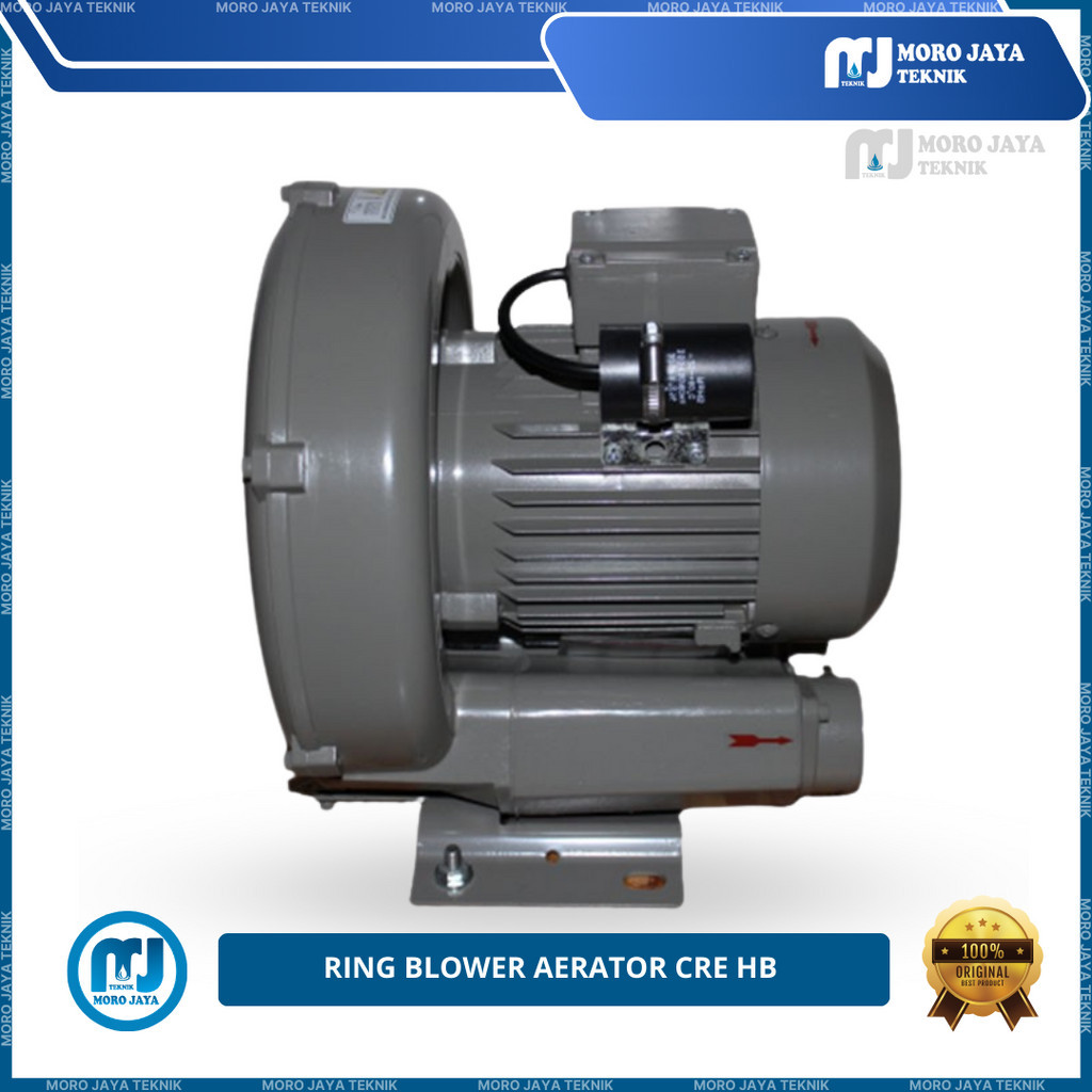 Ring Blower Aerator Merk CRE Type HB 129 -1 Kolam Ikan Nila, STP/IPAL