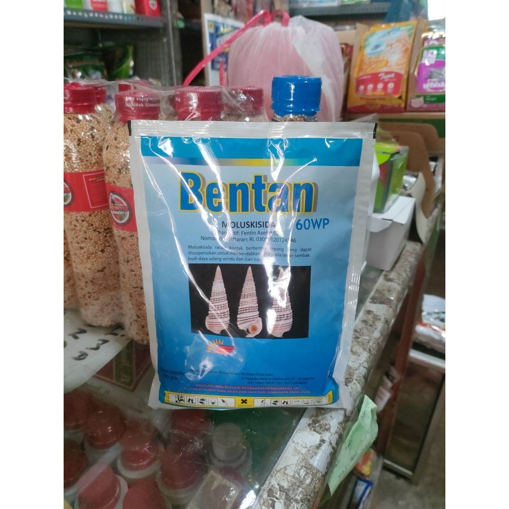 Moluksida Bentan 60 WP Bentan Biru 100 Gram