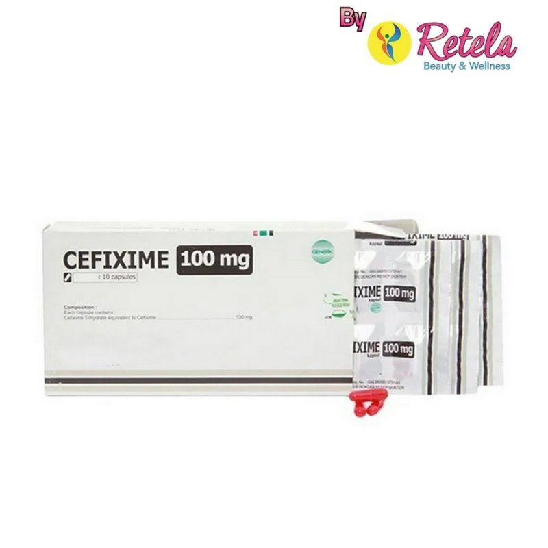 CEFIXIME 100MG 1 STRIP 10 CAPSUL/BOX 100 OGB DEXA