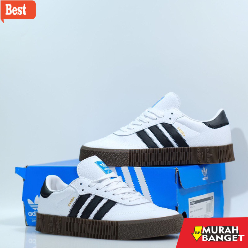 Dijamin Baru dan Original- ADIDAS SAMBA ROSE WHITE BLACK GUM BNIB 100% AUTHENTIC