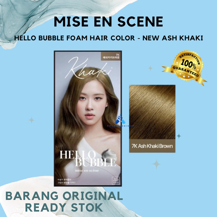 Mise En Scene Hello Bubble Foam Hair Color - New Ash Khaki