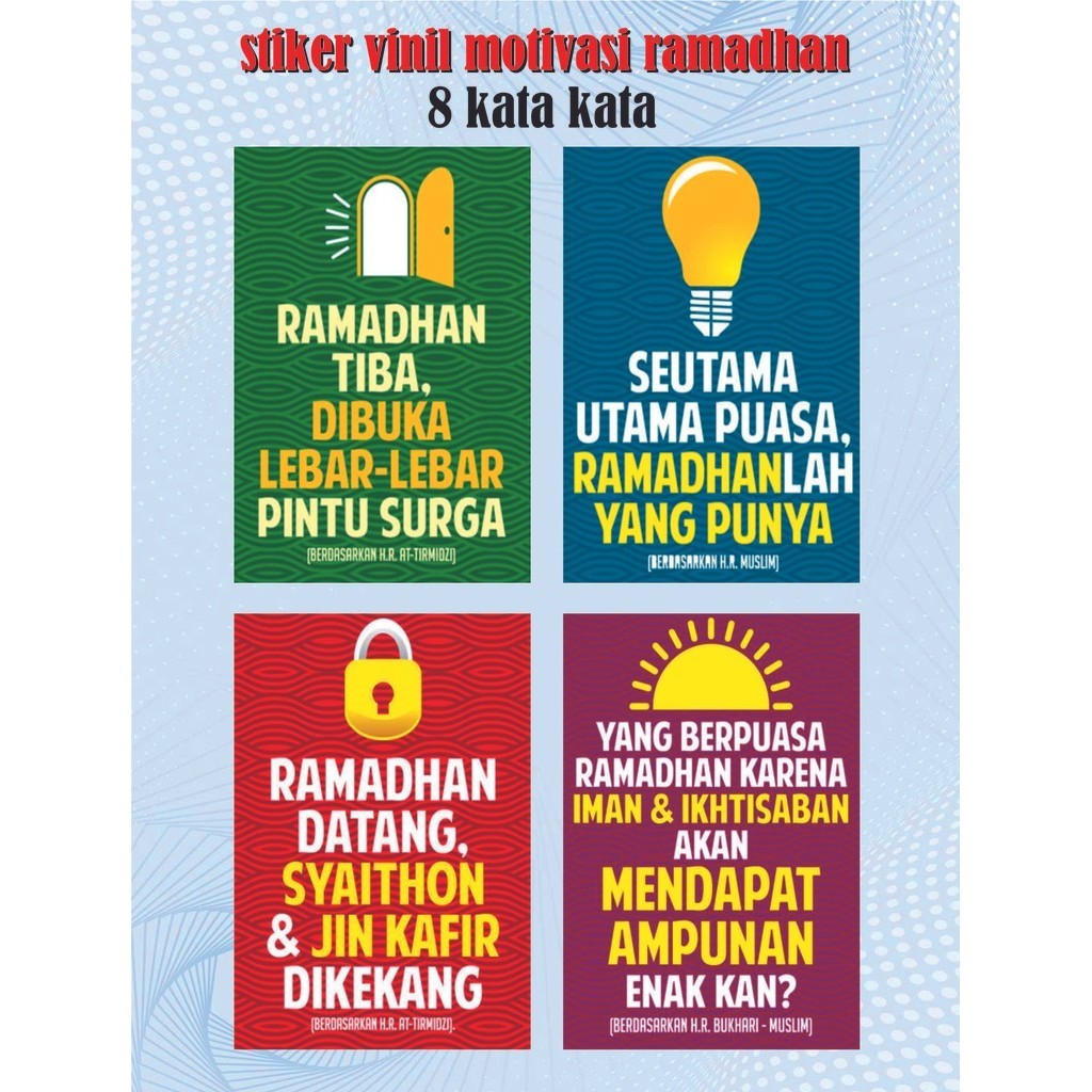 

stiker vinil motivasi ramadhan