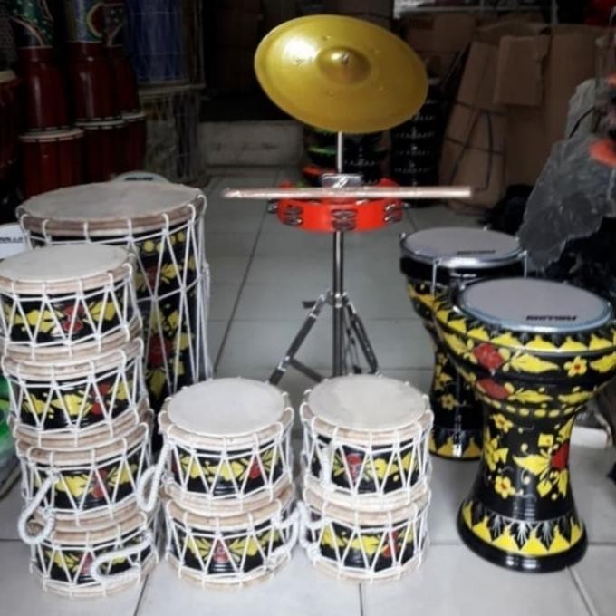  ALAT MUSIK MARAWIS BATIK LENGKAP ISI 12 ALAT -